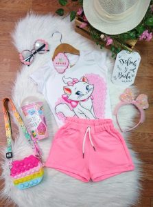 Conjunto Ilusión Rosado Gata Marie