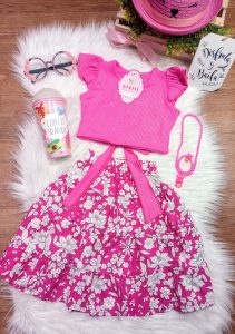 Conjunto Sirena Fucsia