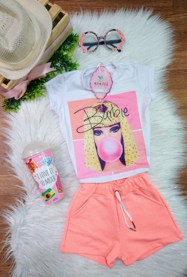 Conjunto Ilusión Naranja Barbie