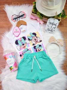 Conjunto Ilusión Verde Minnie