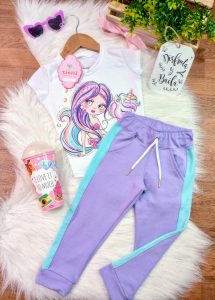Conjunto Bella Lila Sirena Ultimas Unidades Talla 4