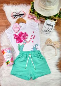 Conjunto Ilusión Verde Sirena