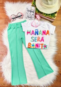 Conjunto Ref. Melina Verde Mañana Será Bonito