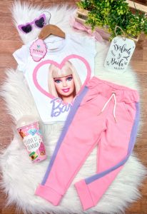 Conjunto Ref. Bella Rosado Barbie Ultimas Unidades Talla 4