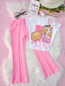 Conjunto Melina Rosado Barbie Última Talla 6