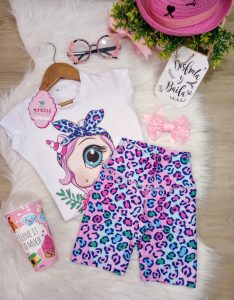 Conjunto Alegría Rosado Miniprint Unicornio