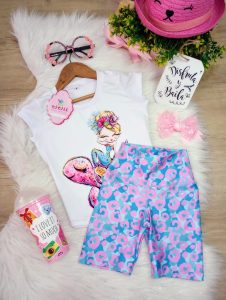 Conjunto Alegría Azul Sirena y Tortuga