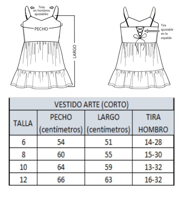 Vestido Arte Azul Ositos Perezosos Última Talla 14 - Image 5