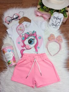 Conjunto Ilusión Rosado Unicornio