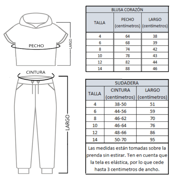 Conjunto Corazón Fluorecente Coneja - Image 2