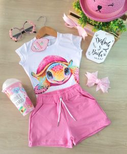 Conjunto Ilusión Rosado Tortuguita