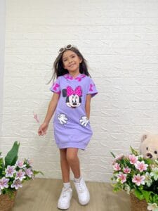 Vestido Minnie Lila