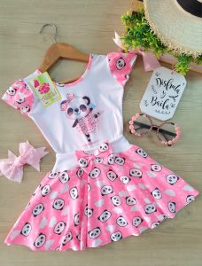 Vestido Princesa Rosado Osa Panda Últimas Unidades