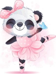Vestido Princesa Rosado Osa Panda Últimas Unidades