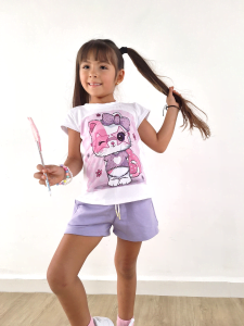 Conjunto Ilusión Lila Gatita