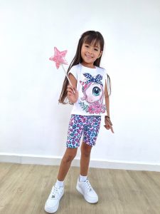 Conjunto Alegría Rosado Miniprint Unicornio