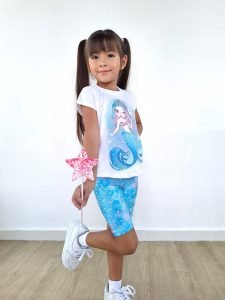 Conjunto Alegría Azul Sirena Promo Últimas unidades talla 4
