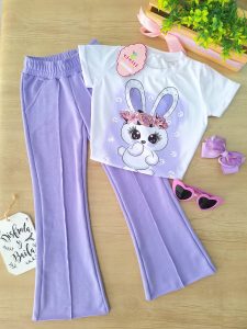Conjunto Melina Lila Conejita
