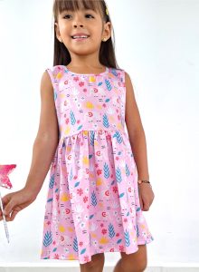 Vestido Pluma Elefantes Últimas Talla 10