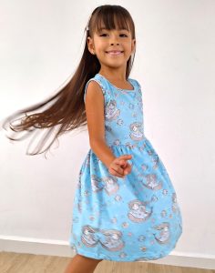 Vestido Pluma Ballenas Últimos Talla 10