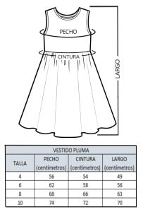 Vestido Pluma Elefantes Últimas Talla 10