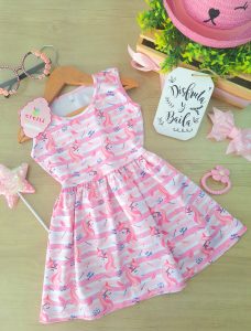 Vestido Pluma Unicornio Últimas Talla 10