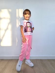 Conjunto Mariposa Rosado Nezuko