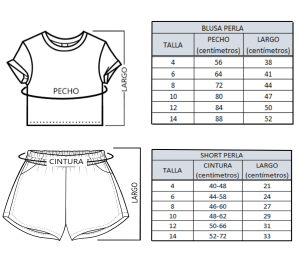 Conjunto Perla Azul Sirena