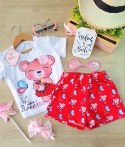 Conjunto Perla Rojo Osa