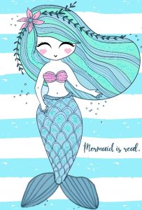 Conjunto Perla Azul Sirena