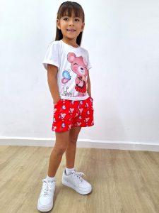 Conjunto Perla Rojo Osa