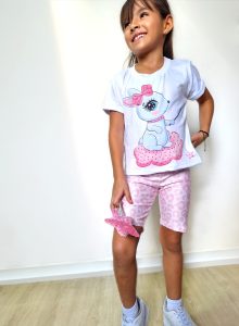 Conjunto Alegría Rosa Mini Print Conejita