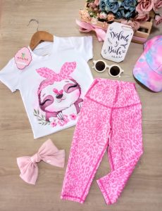 Conjunto Colibrí Rosado Mini Print Osa