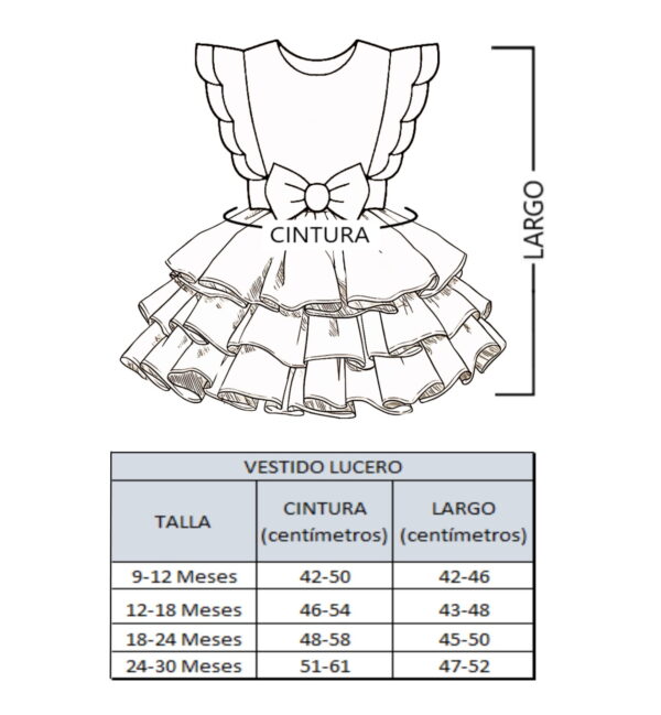 Vestido Bebé Lucero - Image 3