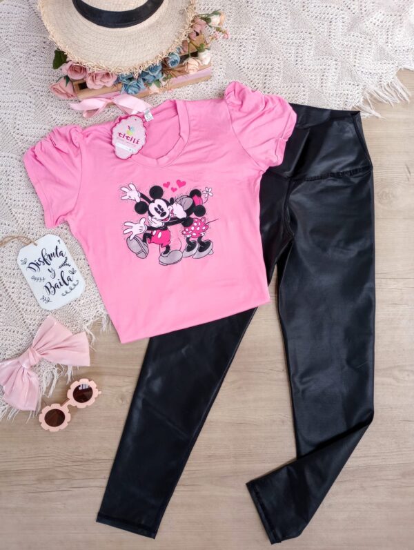 Conjunto Deportivo Rosado Minnie Última Unidad talla 14 Junior