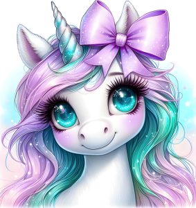 Conjunto Ilusión Lila Unicornio Coquette Últimos Talla 14