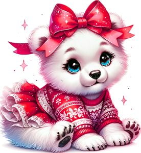 Conjunto Ilusión Rojo Perrito Coquette Últimos Talla 14