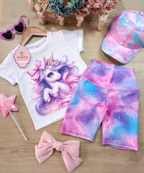 Set Alegría Lila Unicornio 049