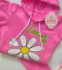 Conjunto Girasol Rosado Margaritas