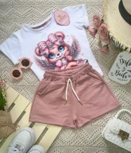 Conjunto Ilusión Palo Rosa Osa Ángel