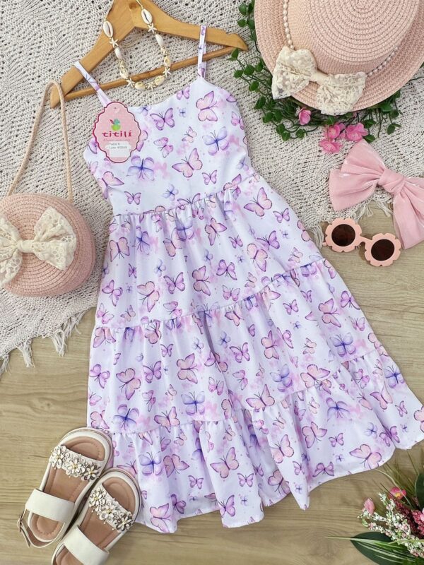 Vestido Azucena Mariposas