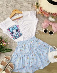 Conjunto Sonrisa Azul Conejita