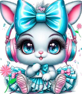 Conjunto Sonrisa Azul Conejita