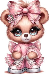 Conjunto Melina Palo Rosa Osita Últimos Talla 4