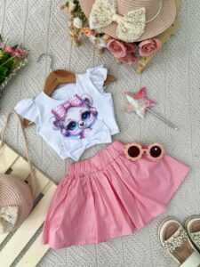 Set Celeste Rosa Osa