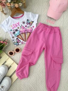 Set Mariposa Rosado Helado