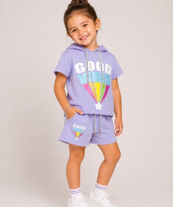 Conjunto Caperucita Lila Talla 4 Y 14