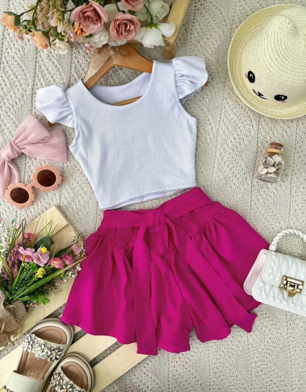 Set Gaviota fucsia Últimas Talla 6 Y 8