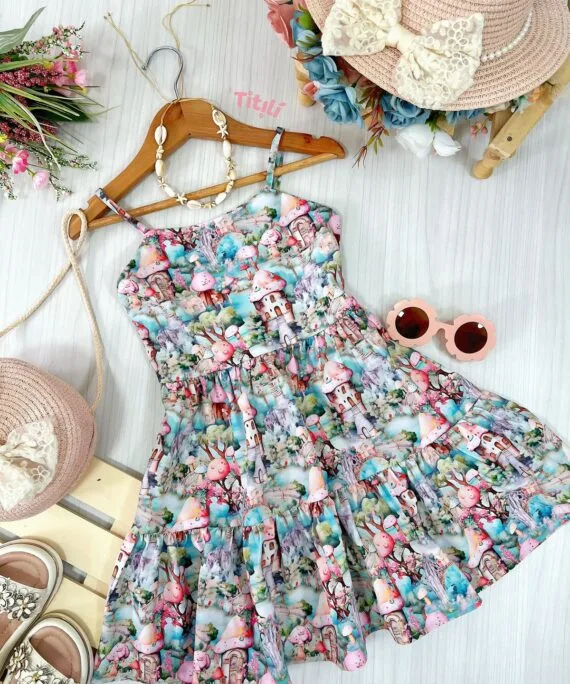Vestido Arte Bosque Encantado