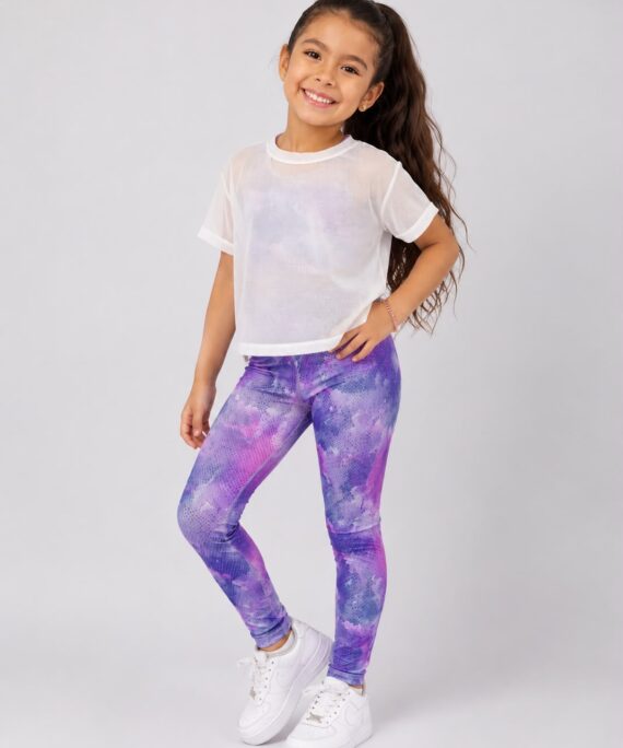 Set Tres Piezas (leggings, Top, Camiseta) Talla 6